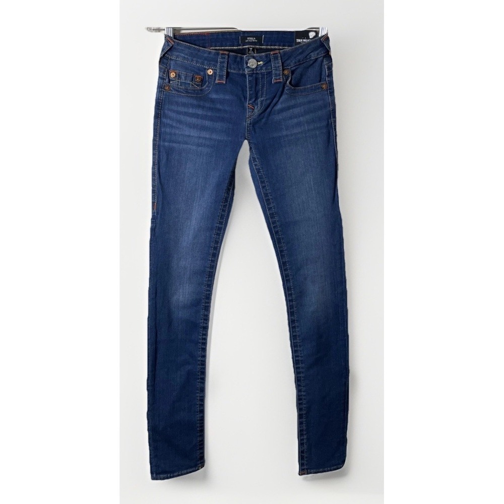 True Religion Stella Low Rise Skinny Jeans NWT Women Size 27x32 Stretch